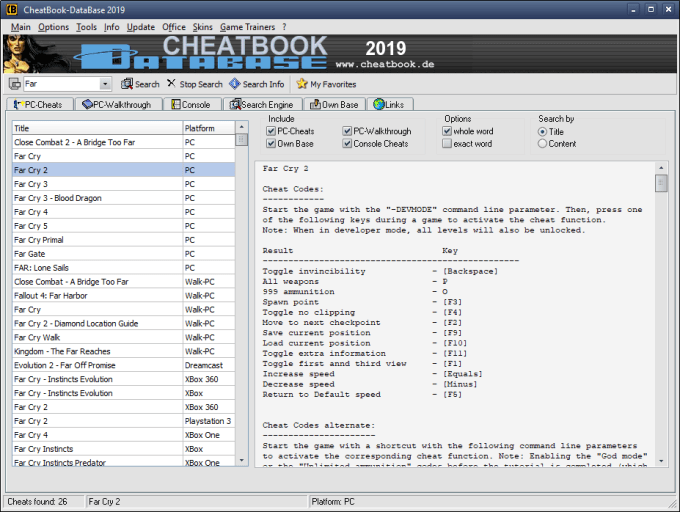 دانلود نرم افزار CheatBook DataBase 2023 – نرم افزار چیت بوک